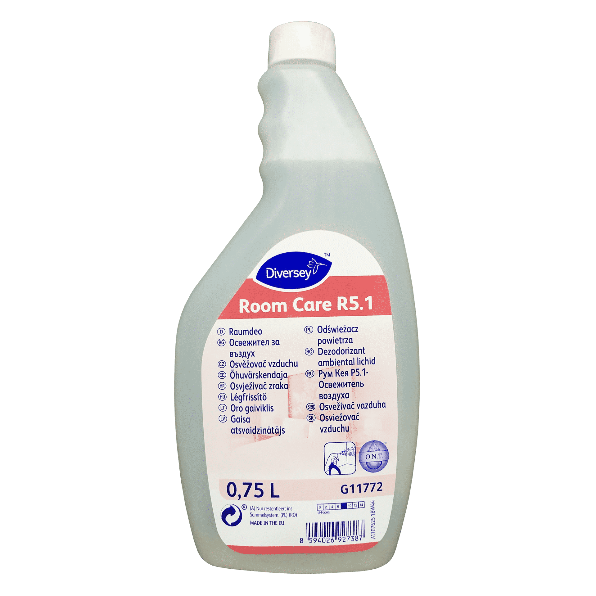 Diversey Room Care R5.1, 750ml - освіжувач повітря, аромат свіжості